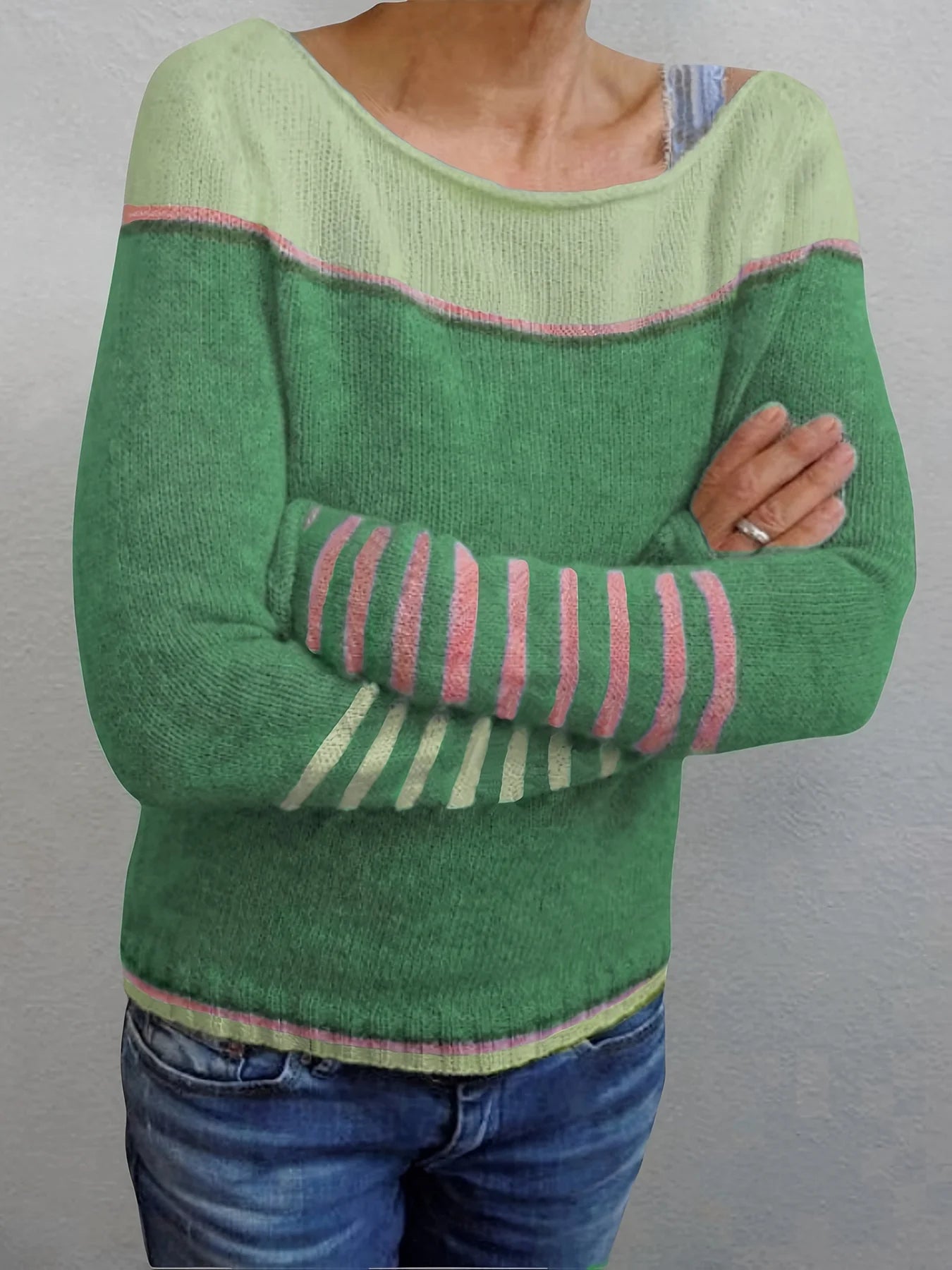 Striped Sweater for Women