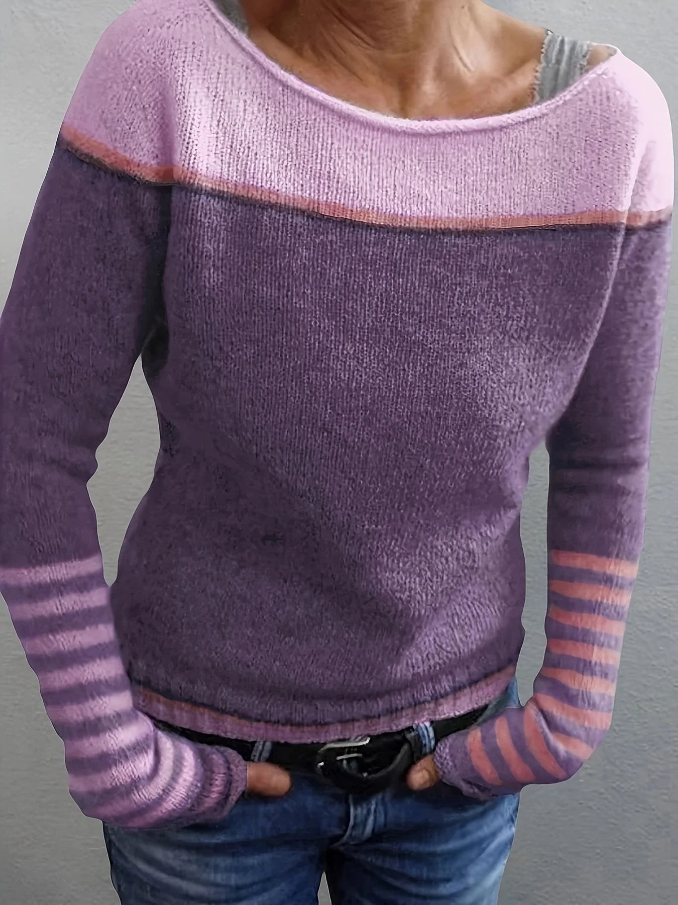 Striped Sweater for Women