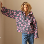 Floral Fleece Sweater for Women