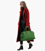 Long Coat with High Collar and Pockets for Women