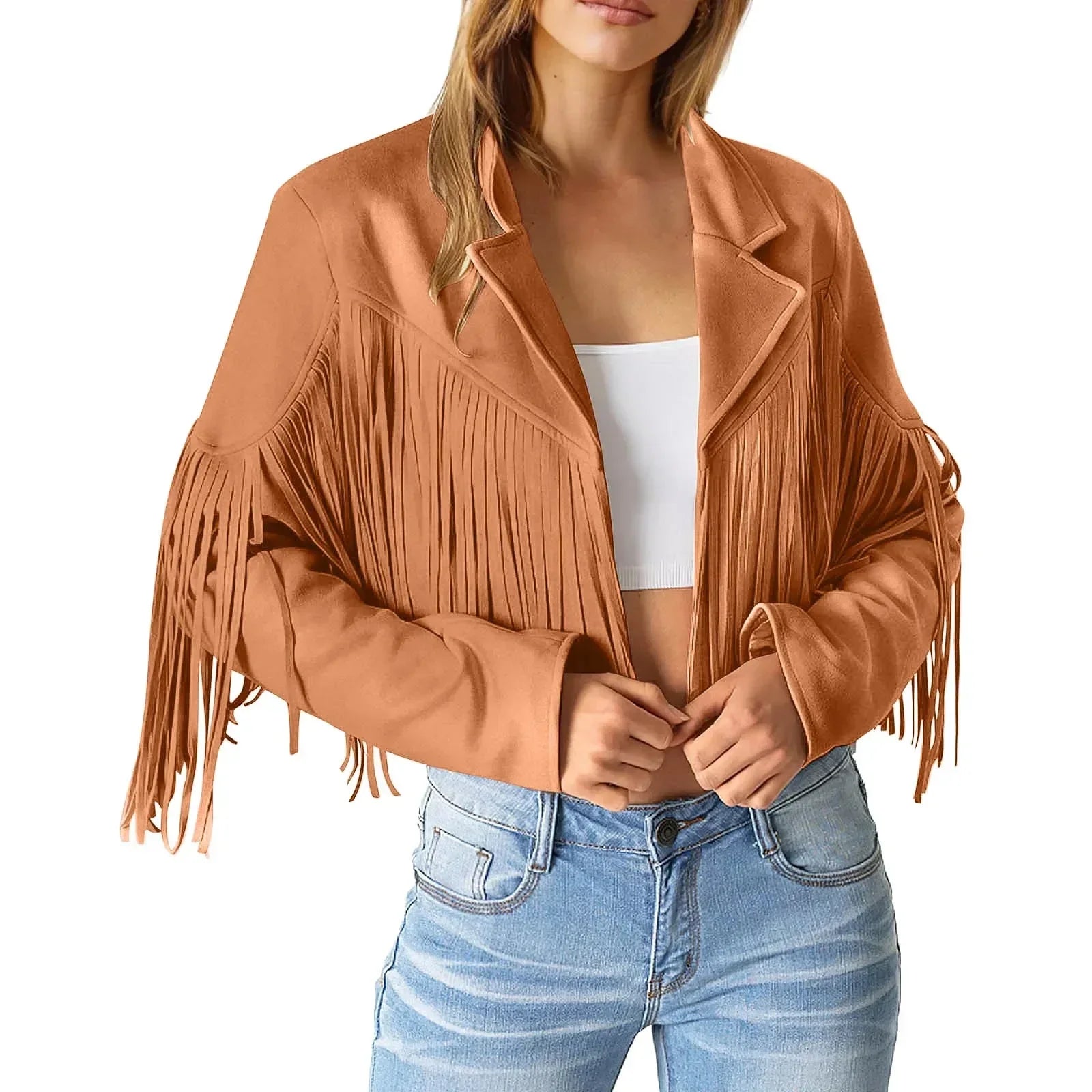 Swedish Jacket with Fringes for Women