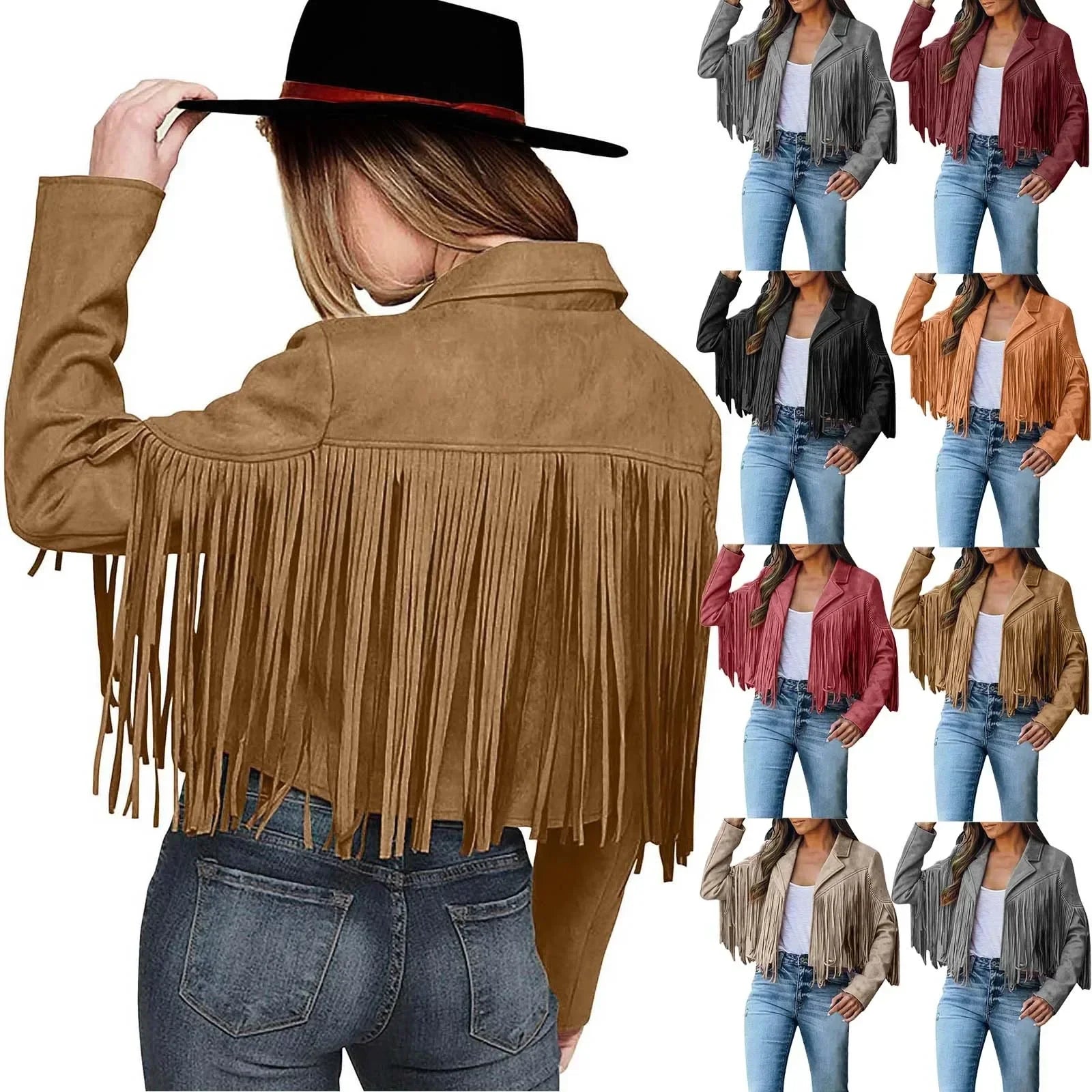 Swedish Jacket with Fringes for Women