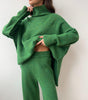 Turtleneck sweater set with pants for women
