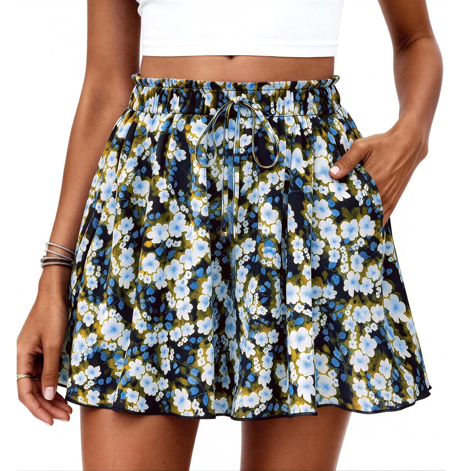 Short Loose with Polka Dots and Elastic Waist for Women | Ideal for Summer