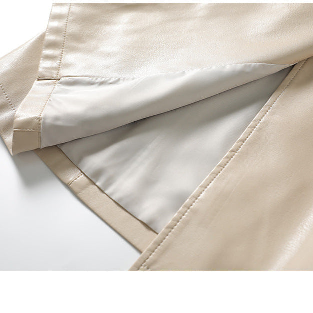 Leather Trench Coat for Women