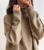 Turtleneck sweater set with pants for women