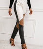 High-Waisted Slim Fit Faux Leather Pants for Women