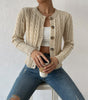 Warm Cable Knit Cardigan for Women