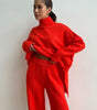 Turtleneck sweater set with pants for women