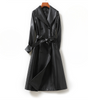 Leather Trench Coat for Women
