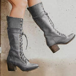 Laced High Boots for Women