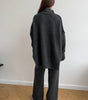 Turtleneck sweater set with pants for women
