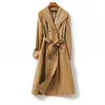 Leather Trench Coat for Women