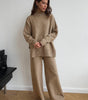 Turtleneck sweater set with pants for women