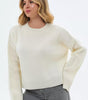 Oversized Ribbed High Neck Sweater for Women