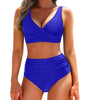 High-Waisted Bikini with Fitted Top for Women