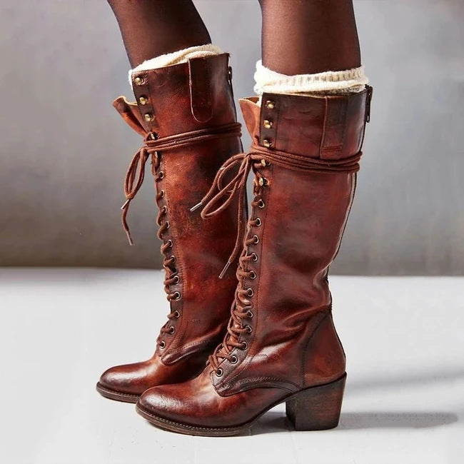 Laced High Boots for Women