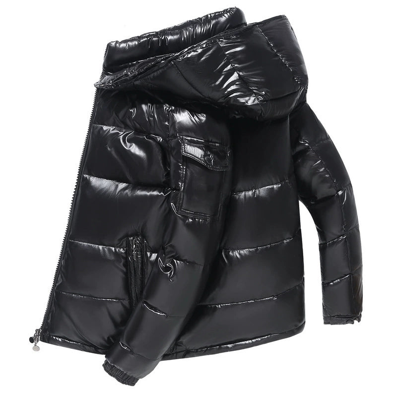 Elegant Cozy Fleece Puffer Jacket for Women