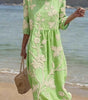 Embroidered Midi Dress for Women | Perfect for Everyday Wear