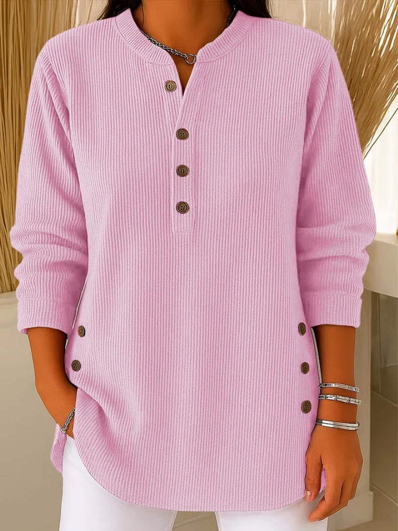 Sweater with subtle knot details for women