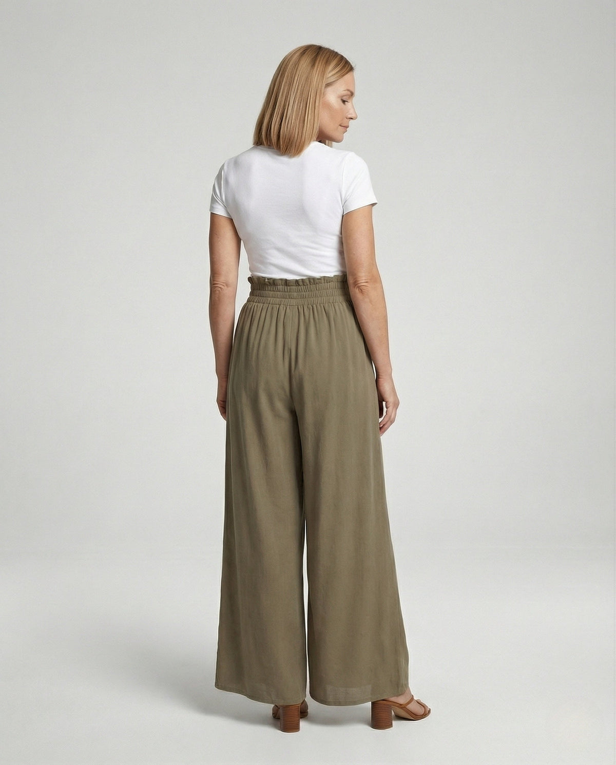 Flowy and Wide High-Waisted Palazzo Pants for Women