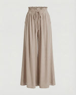 Flowy and Wide High-Waisted Palazzo Pants for Women