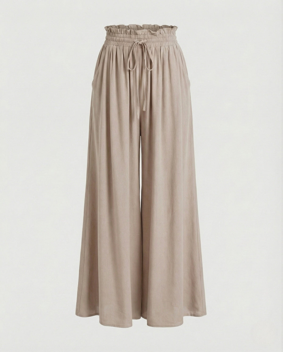 Flowy and Wide High-Waisted Palazzo Pants for Women