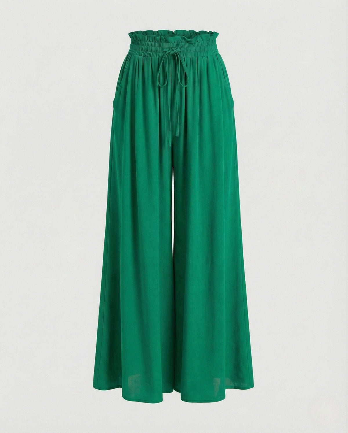 Flowy and Wide High-Waisted Palazzo Pants for Women