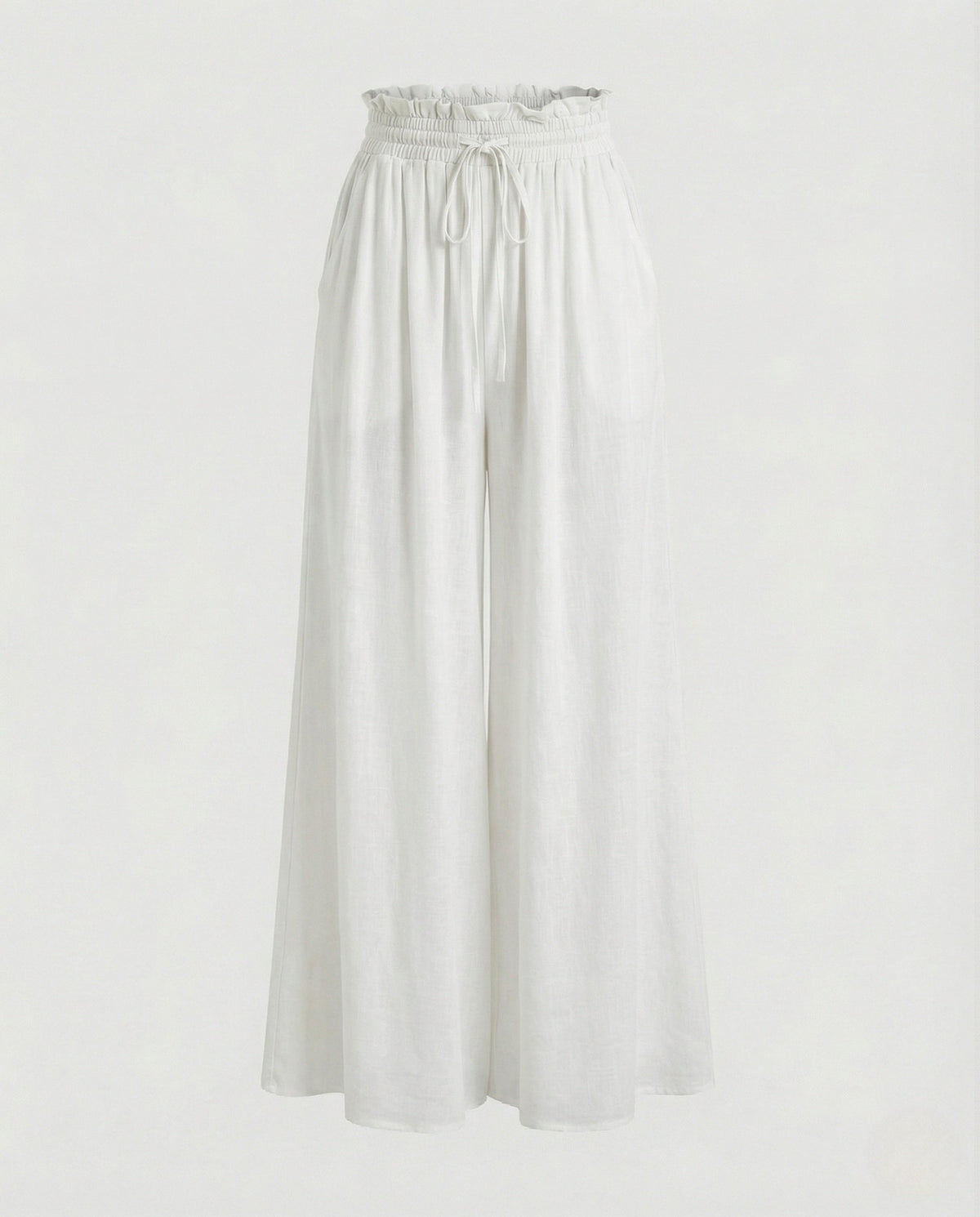 Flowy and Wide High-Waisted Palazzo Pants for Women