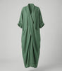 Fitted Long Linen Dress with Pockets for Women | Perfect for Vacation