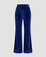 High-Waisted Flared Corduroy Pants for Women