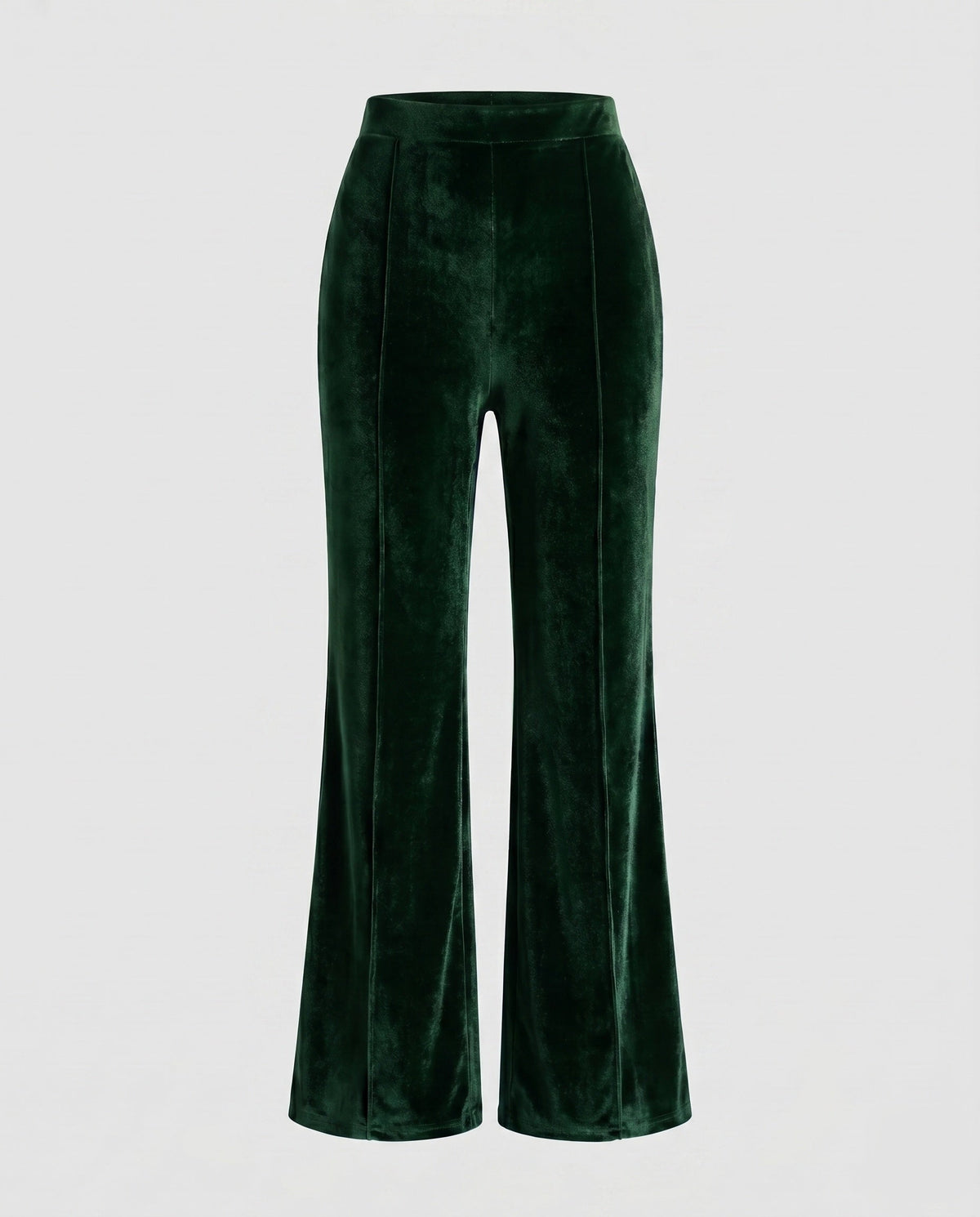 High-Waisted Flared Corduroy Pants for Women