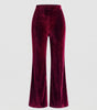 High-Waisted Flared Corduroy Pants for Women
