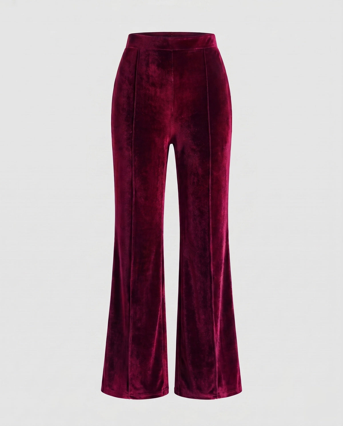 High-Waisted Flared Corduroy Pants for Women