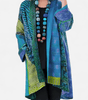 Long Printed Coat for Women