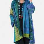 Long Printed Coat for Women