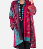 Long Printed Coat for Women