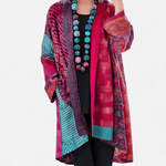Long Printed Coat for Women