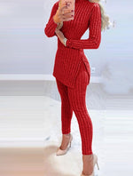 Women's Top and Split Pants Set