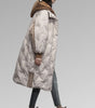 Long Down Hooded Coat for Women