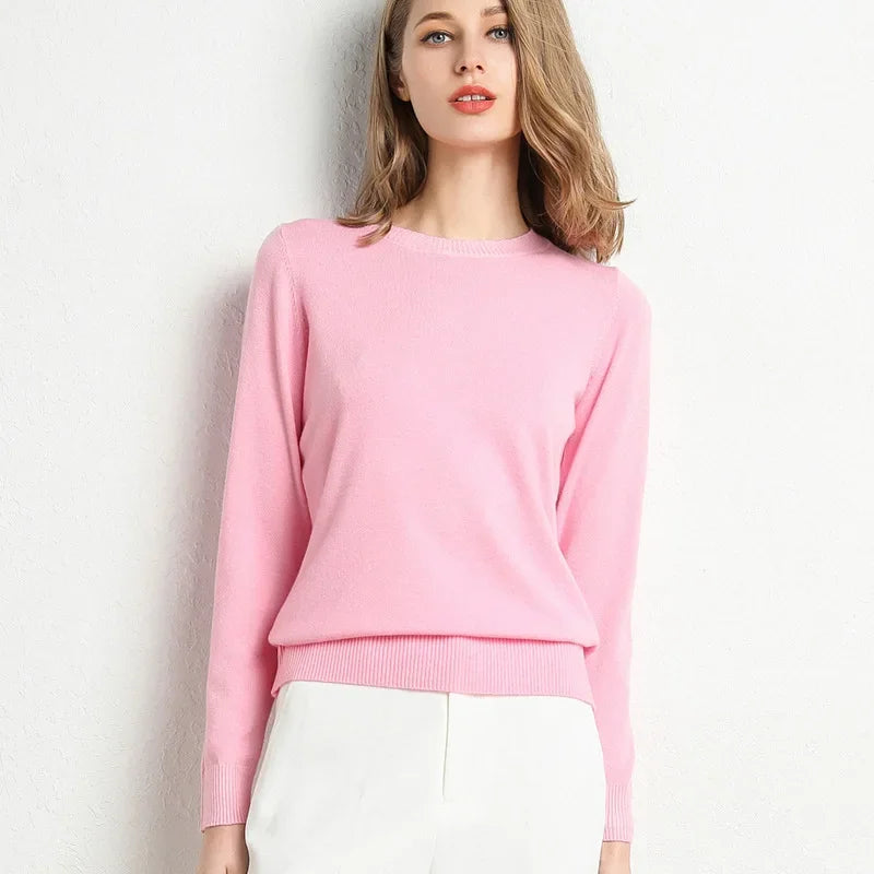 Fitted Wool Sweater for Women
