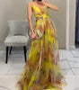 Long strappy dress for women