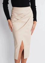 Faux Leather Skirt for Women