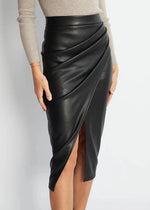 Faux Leather Skirt for Women