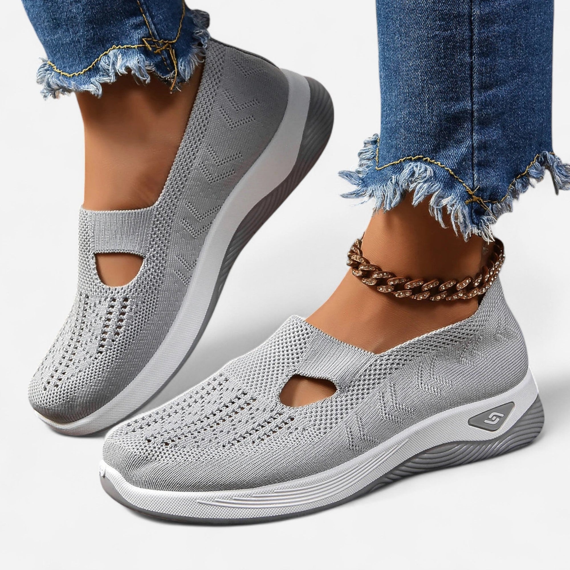 Mesh Slip-On Shoes for Women