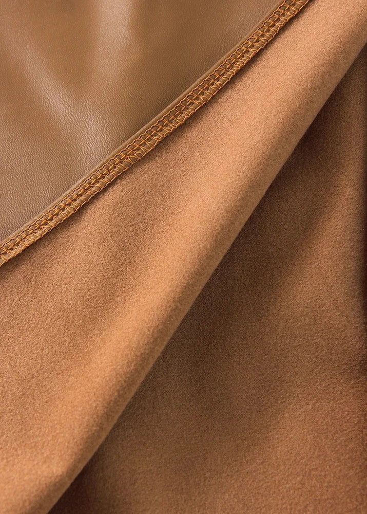 Faux Leather Skirt for Women