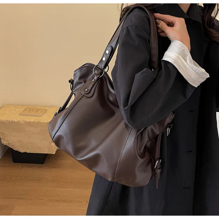 Large Soft Leather Handbag for Women