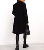 Mid-length buttoned coat for Women