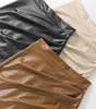 Faux Leather Skirt for Women