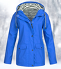 Short Hooded Rain Jacket for Women